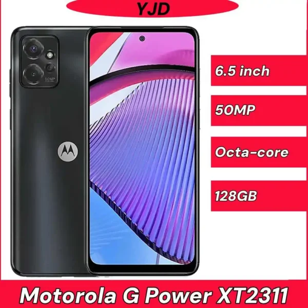 Used 95% New Motorola Moto G Power 5G 2023 XT2311 4G RAM 128GB Octa-core SmartPhone Dimensity 930 6.5″ 500nit 50MP  Mobile Phone