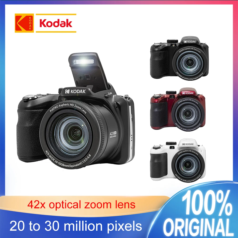 KODAK Camera 20MP 42x optical zoom PIXPRO AZ425 1080P full HD video recording wide-angle lens OIS optical image stabilization - Image 1