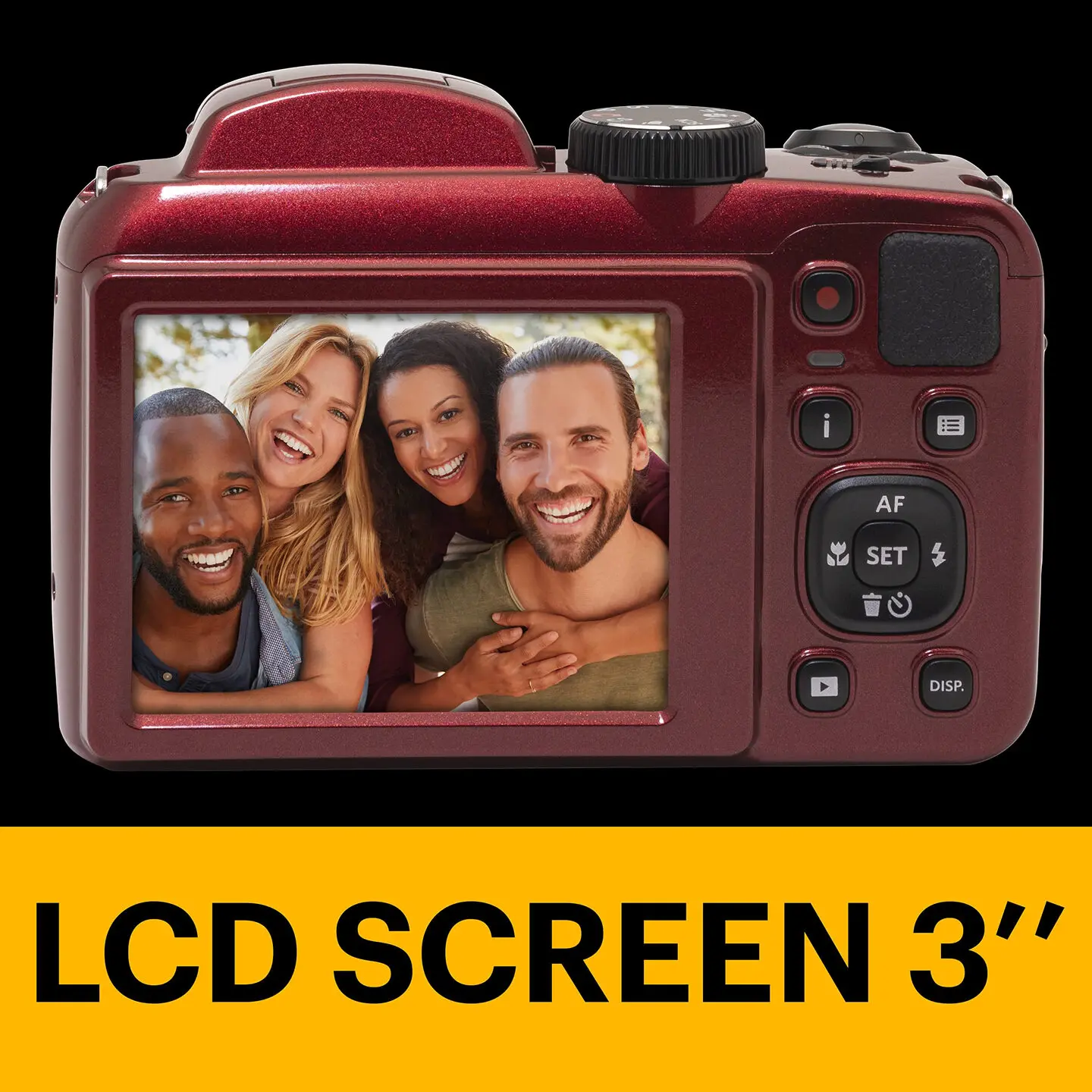 KODAK Camera PIXPRO 16MP 1080P full HD video recording 25x optical zoom 24mm wide-angle lens OIS optical image stabilization - Image 4