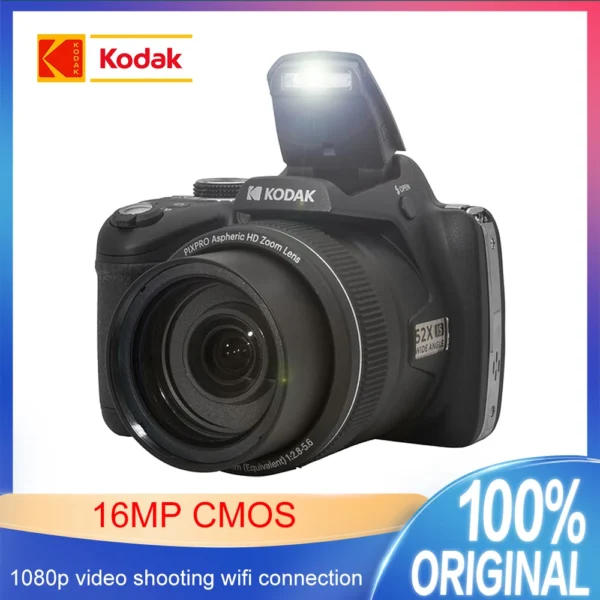 KODAK PIXPRO AZ528 Camera 16MP 52x optical zoom 1080P full HD video recording wide-angle lens OIS optical image stabilization