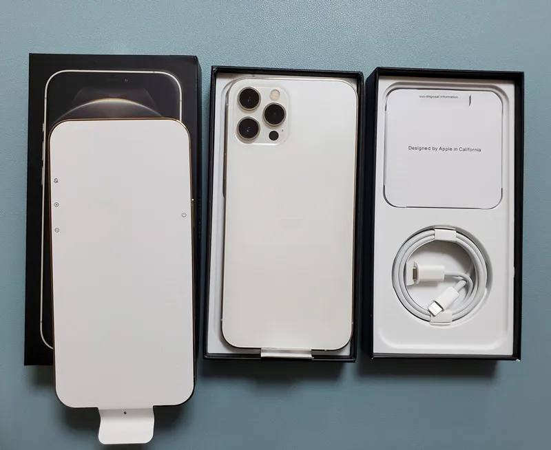 Genuine Apple iPhone 12 Pro Max 128GB/256G/512GB ROM 1SIM+1eSIM Unlocked Cell Phone For All Countries - Image 1