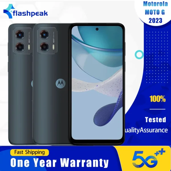 Motorola Moto G 5G 2023 XT2313 5G Mobile Phone 6.5″ IPS LCD 120Hz 64GB/128GB Snapdragon 480 Octa-Core Original Android CellPhone