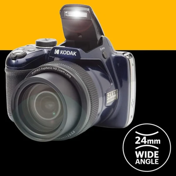KODAK PIXPRO AZ528 Camera 16MP 52x optical zoom 1080P full HD video recording wide-angle lens OIS optical image stabilization