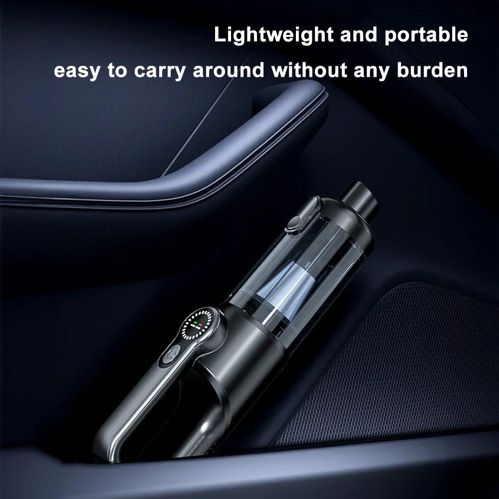 Handheld Vacuum Cleaner Cordless Powerful Cleaning Machine With Digital Display Car Cleaner Multi-purpose Home Vacuum Cleaner - Image 3