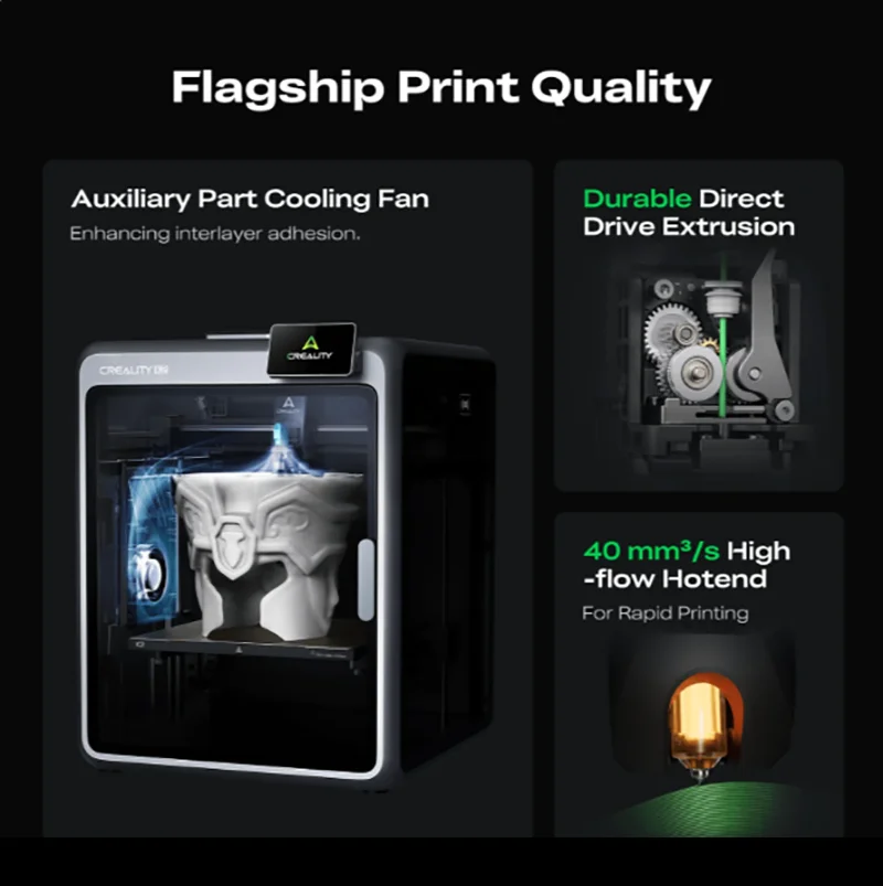 Creality K2 Combo 3D Printers with CFS, Dual Camera, 600mm/s Printing Speed,260 * 260 * 260mm Printing Volume - Image 4