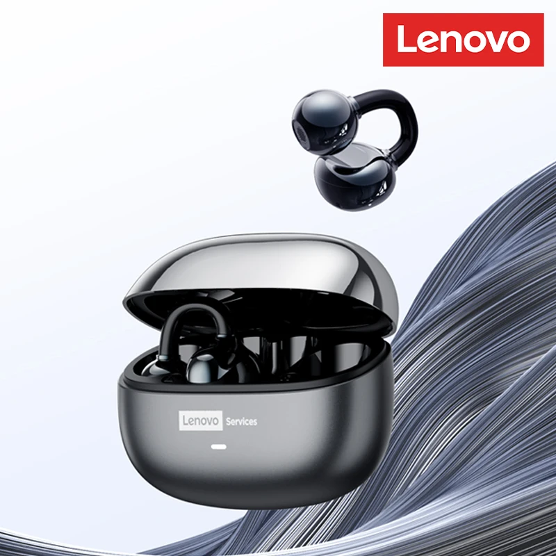 Lenovo LE302 Wireless Bluetooth 6.0 Headset Long Battery Life Sports Ear Clip Earphones HIFI Stereo Noise Cancelling Headphones - Image 5