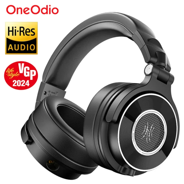 Oneodio Monitor 60 Wired HiFi Headphones Professional Studio DJ Headphones Stereo Over Ear Headset With Hi-Res Audio Microphone