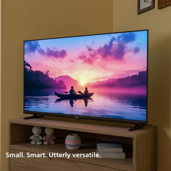 2K HD 24 Inch LED Smart TV with Pixel Plus Titan OS Dolby Digital Sound Alexa Google Voice