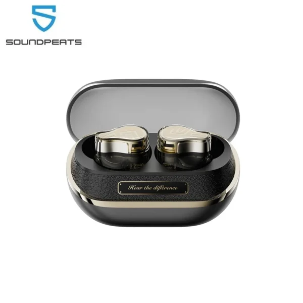 SoundPEATS H3 Wireless Bluetooth Earbuds Hybrid 3 Driver HiFi 55dB Adaptive ANC Headphones with LDAC aptX Lossless Hi-Res Audio