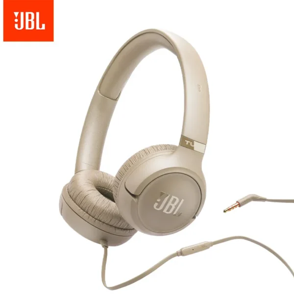 JBL Tune 530 Wired Headphones, Over-Ear Stereo with 3.5mm Jack, Hi-Fi Sound for Phone/PC, Comfort Fit & Foldable Design