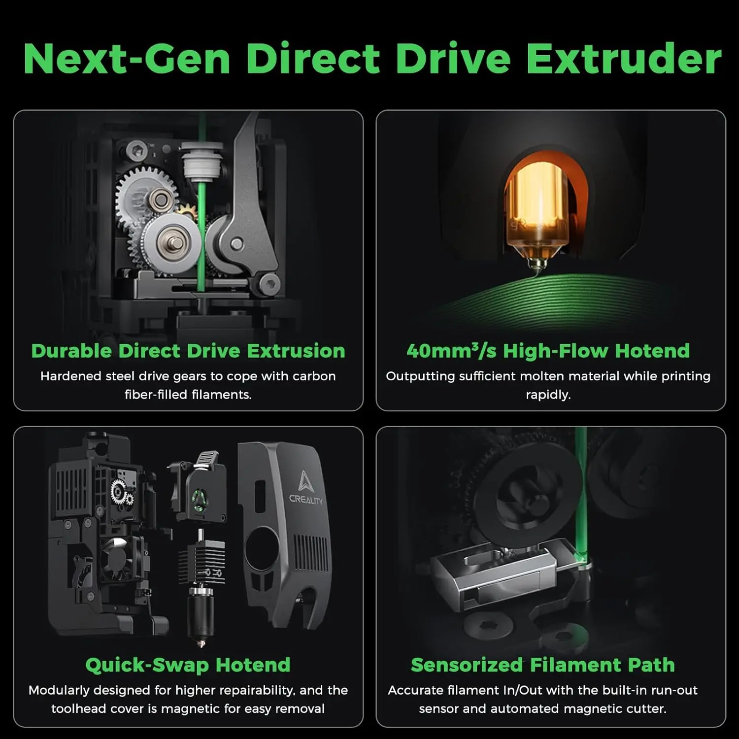 Creality K2 Combo 3D Printers with CFS, Dual Camera, 600mm/s Printing Speed,260 * 260 * 260mm Printing Volume - Image 5