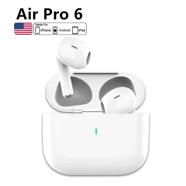 New Air Pro True Wireless Bluetooth Earphones Headphones HiFi Sound Low Latency ANC Noise Reduction Earbuds for IPhone Android