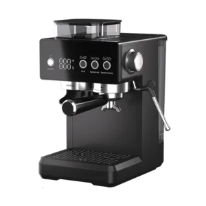 3-in-1 Semi-Automatic Espresso Machine with Built-in Grinder & Milk Frother | Cold Brew Function | 20Bar Pump for Home Barista